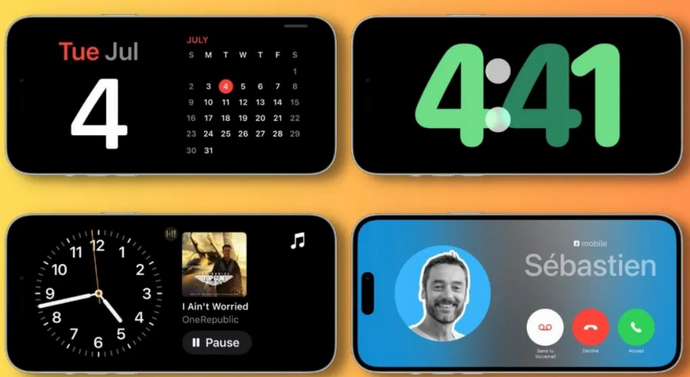 西山苹果手机维修分享iOS17横屏充电待机显示有什么好处 