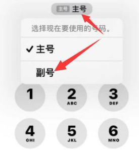 西山苹果14维修店分享iPhone 14 Pro Max使用副卡打电话的方法 